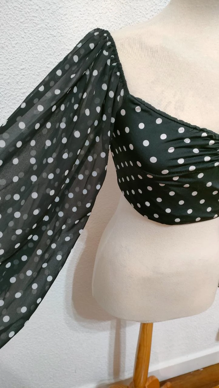 Crop top lunares Bershka – photo 3